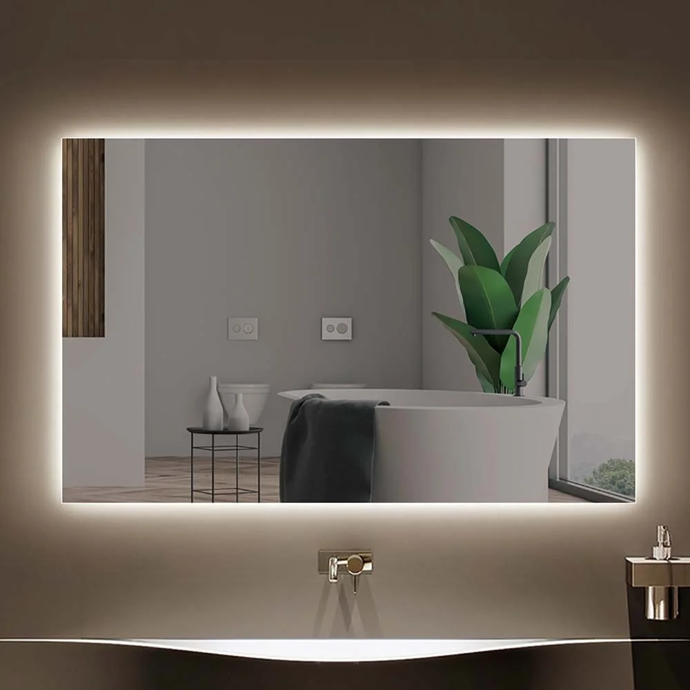 Rechteckiger Spiegel FLEX Perimeter LED-Licht