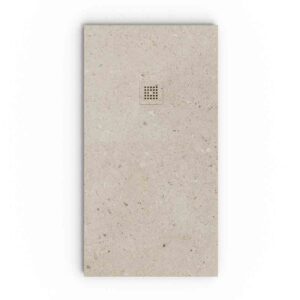 Duschwanne mit Harzeffekt Terrazzo ROSES und andere Farben – rutschfestes modernes STONE 3D