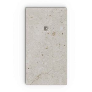 Duschwanne Marmor-Harz-Effekt MARK und andere Farben – rutschfest STONE 3D modern