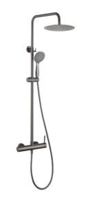 Einhebel-Duschset ROCK Black Gum Metal