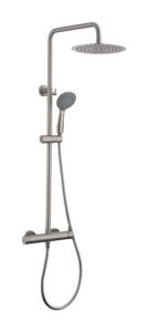 Einhebel-Duschset ROCK Nickel gebürstet