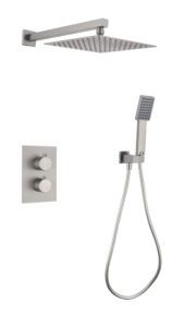 Unterputz-Thermostat-Duschset ETERNITY Nickel gebürstet