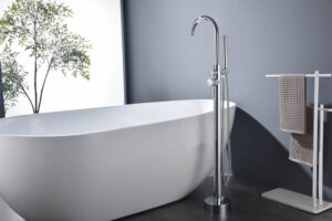 Badewannenarmatur für freistehende Badewanne ALPHA Chrom